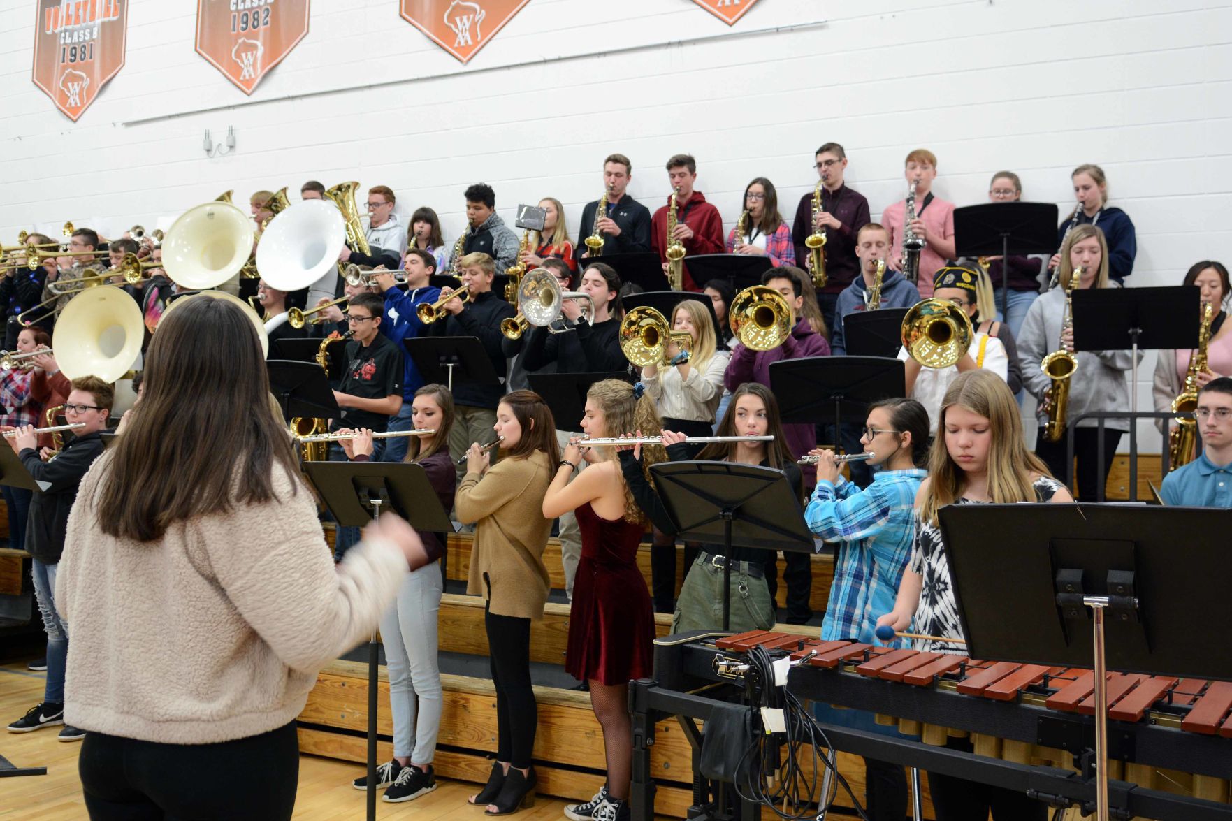 Portage High School Veterans Day ceremony 2019